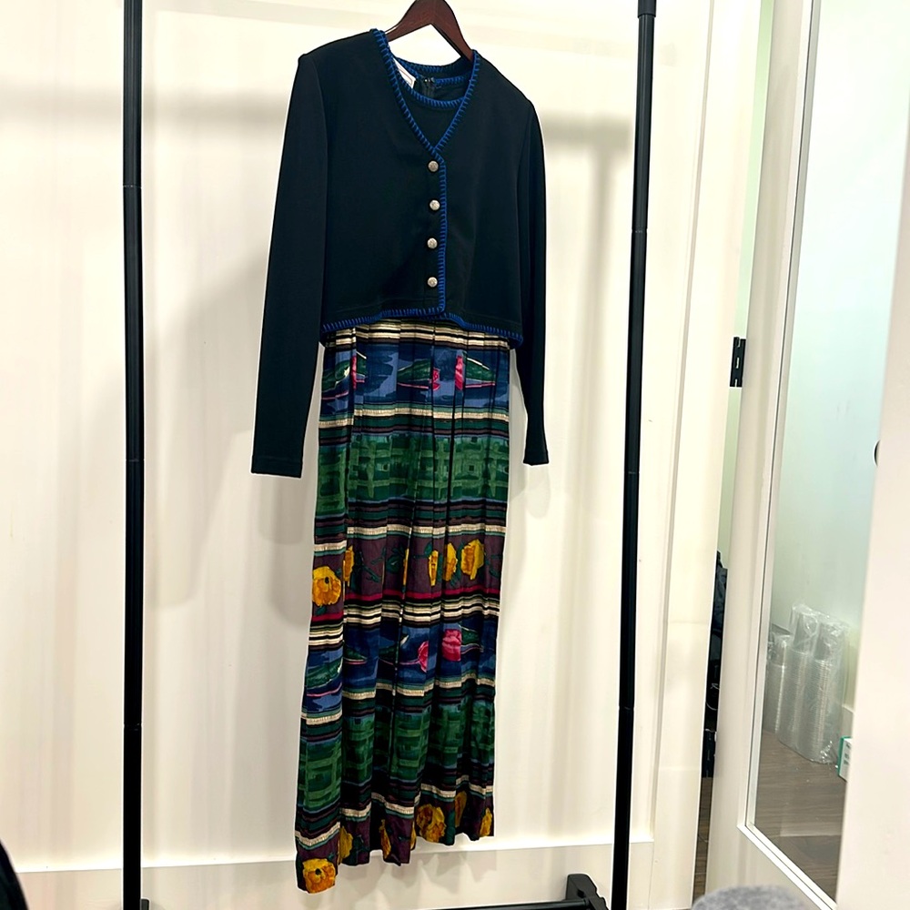 Vintage Women’s Karin Stevens Dress and Cardigan
